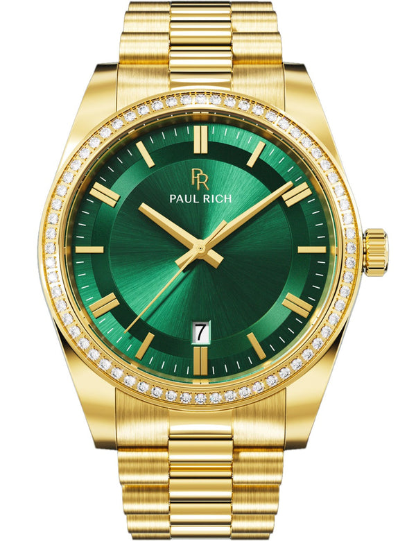 Paul Rich Legacy Quartz PR-45231 40mm 5 ATM Green Dial Men's Watch