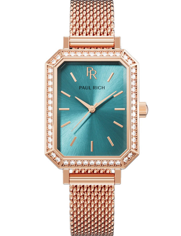 Paul Rich Icon Quartz PR-45287 23mm 3 ATM Turquoise Dial Women's Watch