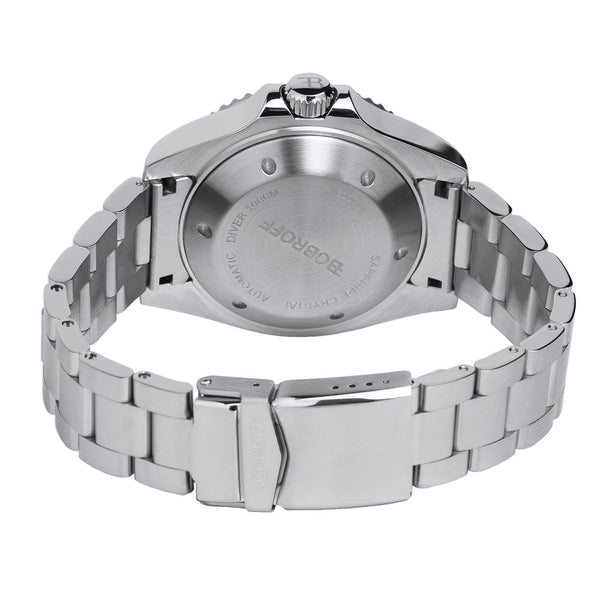 Bobroff Tabarca Automatic 44mm Silver Steel Men's Watch