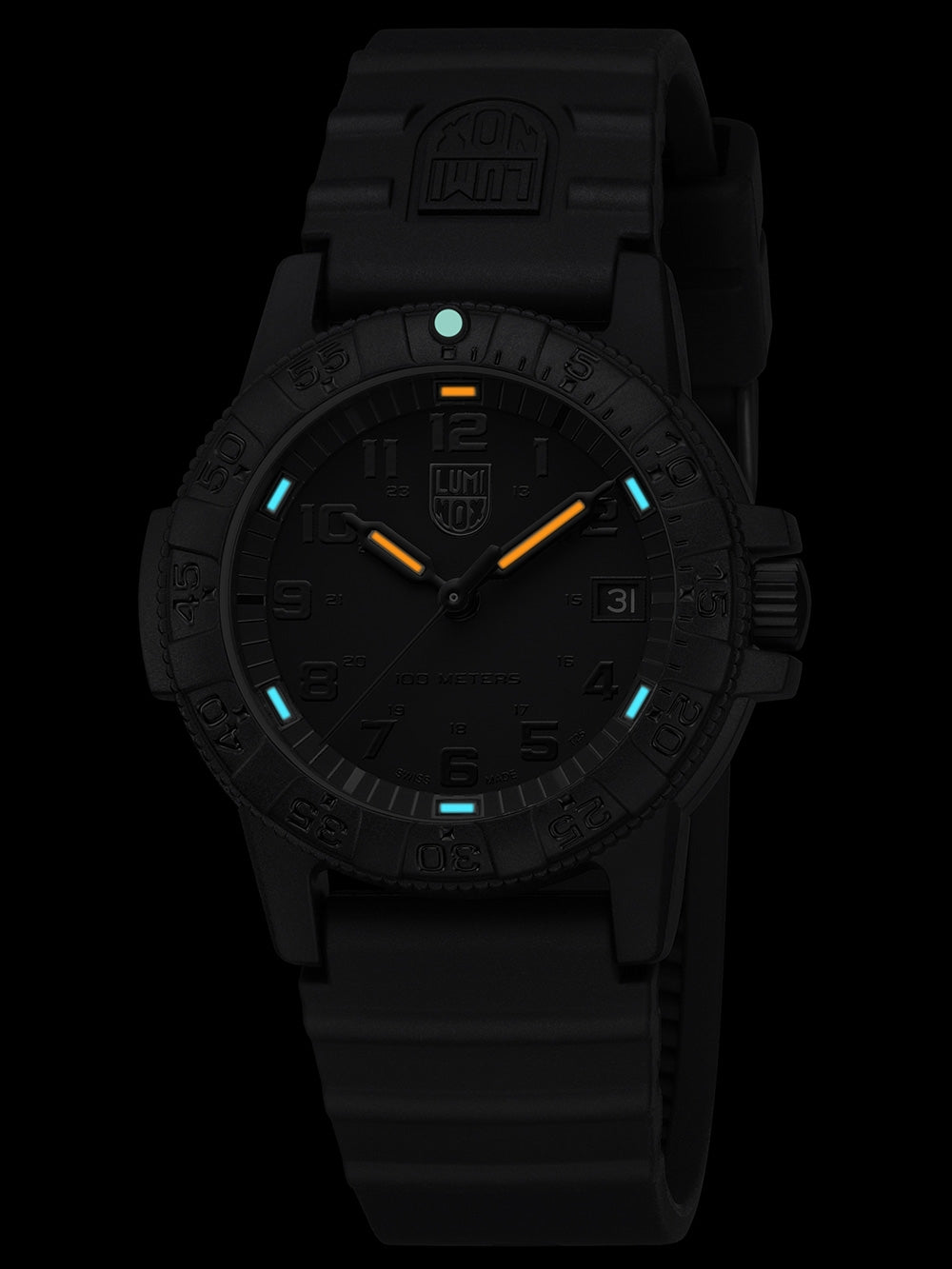Luminox Sea - Leatherback Sea Turtle Quartz XS.0301.BO.L 39mm 10 ATM Black Dial Unisex Watch