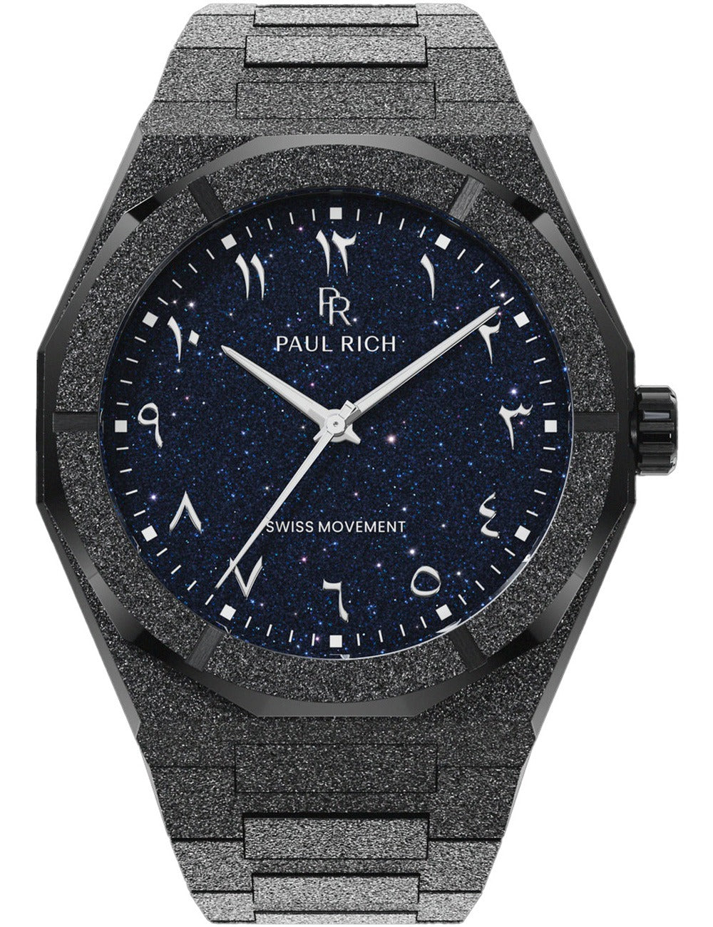 Paul Rich Frosted Star Dust II Quartz PR-45256 43mm 5 ATM Blue Dial Men's Watch