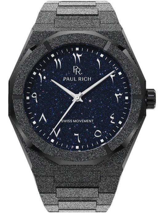 Paul Rich Frosted Star Dust II Quartz PR-45256 43mm 5 ATM Blue Dial Men's Watch