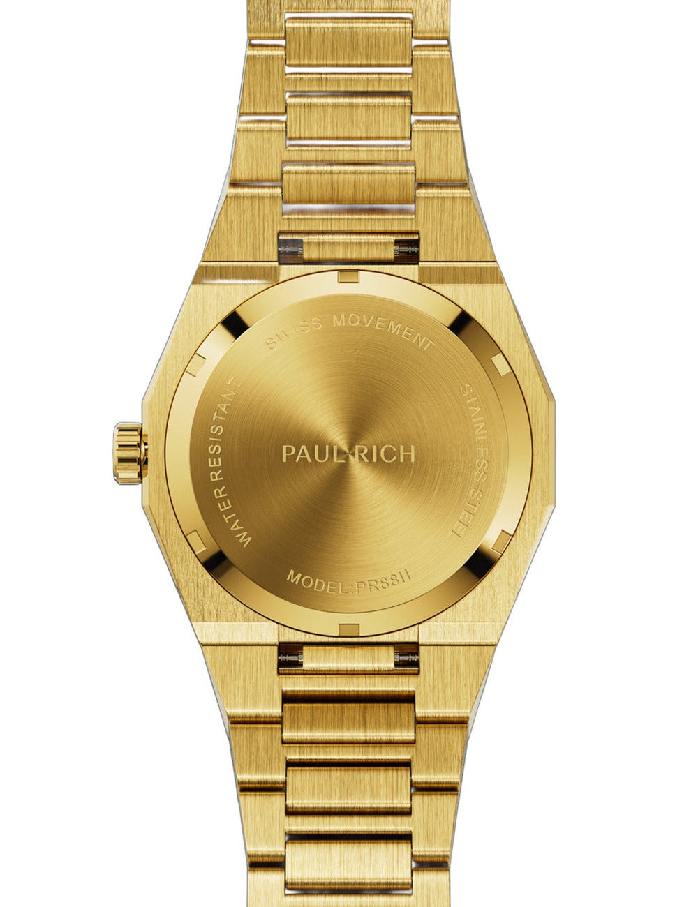Paul Rich Frosted Star Dust II Void Quartz PR-45246 43mm 5 ATM Black Dial Men's Watch
