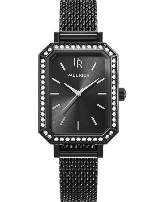 Paul Rich Icon Quartz PR-45288 23mm 3 ATM Black Dial Women's Watch