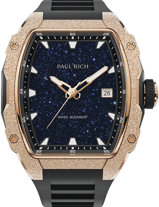 Paul Rich Astro Eclipse Quartz PR-45266 42mm 5 ATM Blue Dial Men's Watch