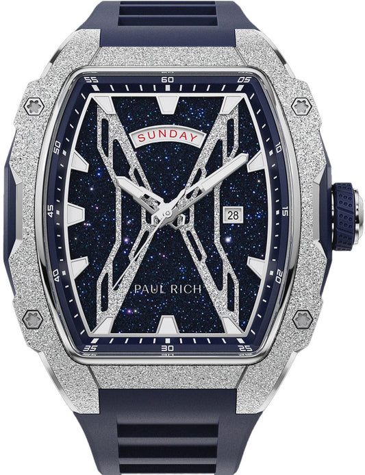 Paul Rich Astro Day & Date Lunar Quartz PR-45267 42mm 5 ATM Blue Dial Men's Watch