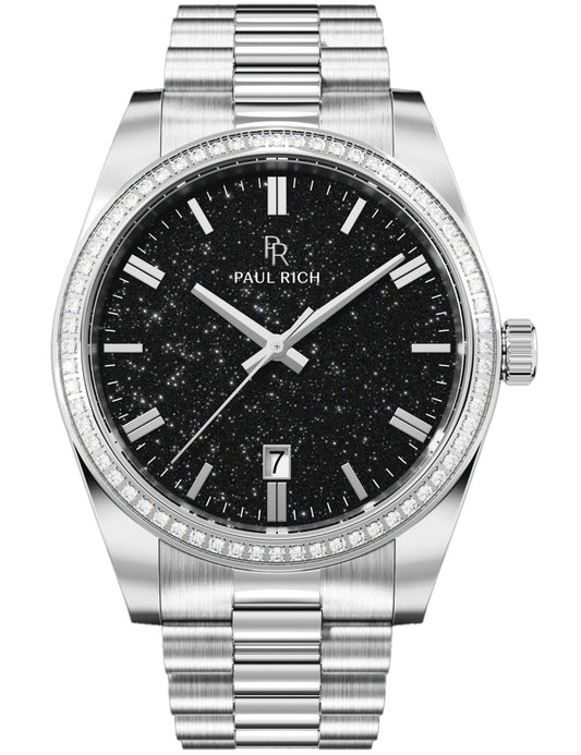 Paul Rich Legacy Aventurine Quartz PR-45217 40mm 5 ATM Black Dial Men's Watch