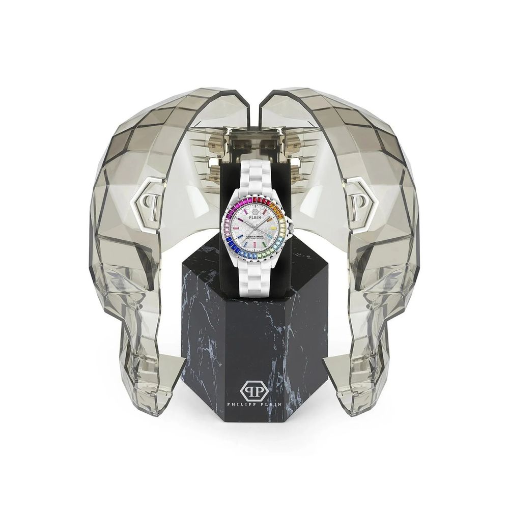 Philipp Plein Plein Heaven White women's watch with quartz movement
