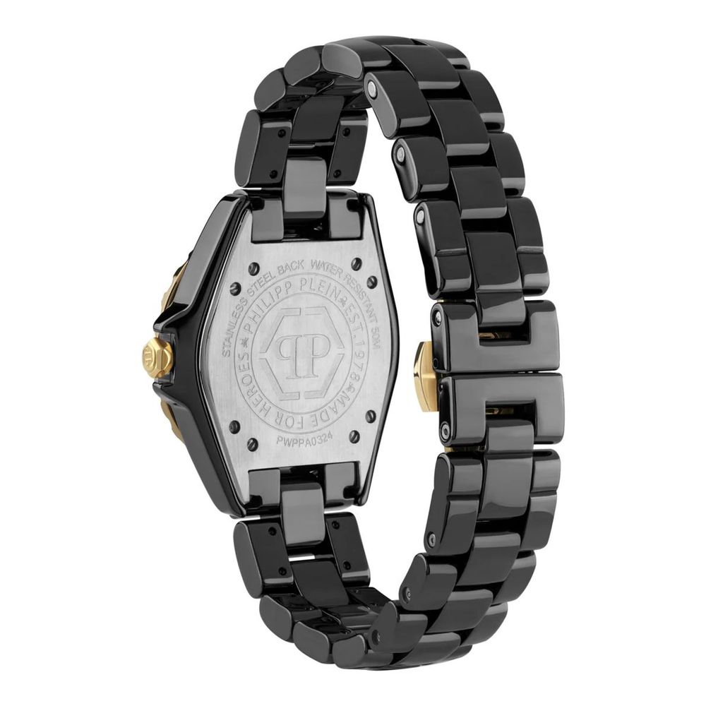 Philipp Plein Plein Heaven Black women's watch with quartz movement
