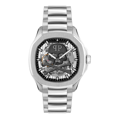 Philipp Plein Skeleton Spectre Grey men's watch with 42 mm case