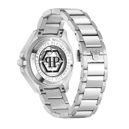 Philipp Plein Skeleton Spectre Grey men's watch with steel case