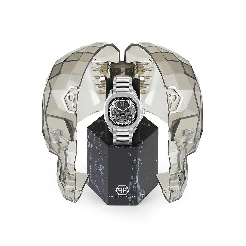 Philipp Plein Skeleton Spectre Grey men's watch with skeleton dial