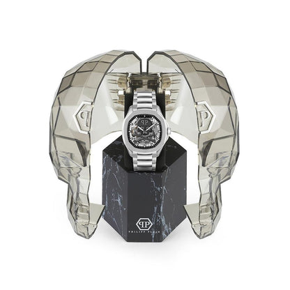 Philipp Plein Skeleton Spectre Grey men's watch with skeleton dial