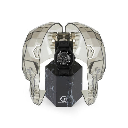Philipp Plein Skeleton Spectre men's watch with steel case