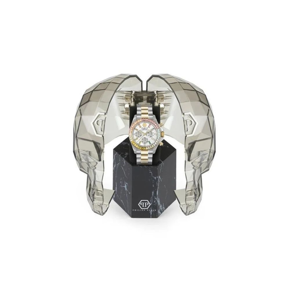 Philipp Plein Nobile Gold women's watch with steel bracelet