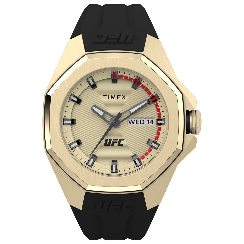 Timex UFC Pro TW2V57100 men's watch with gold dial