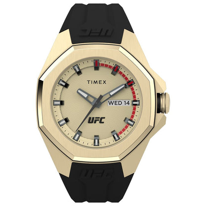 Timex UFC Pro TW2V57100 men's watch with gold dial