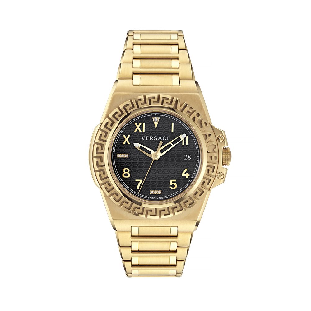 Versace Greca Reaction VE3I00522 men's watch with black dial