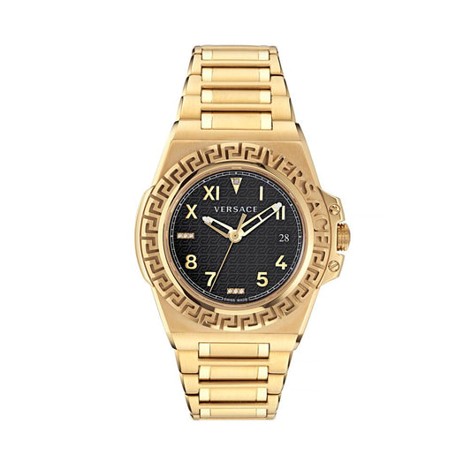Versace Greca Reaction VE3I00522 men's watch with black dial