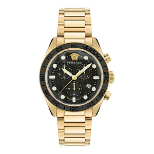 Versace Greca Dome Chrono VE6K00523 men's watch with black dial