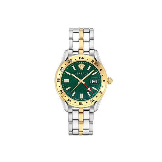 Versace Greca Time GMT VE7C00623 men's watch with green dial