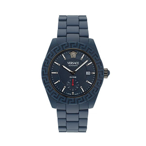 Versace DV One Gent Blue Ceramic men's watch with automatic movement