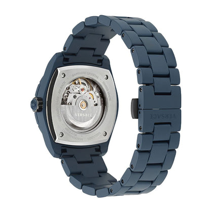 Versace DV One Gent Blue Ceramic men's watch with blue ceramic case