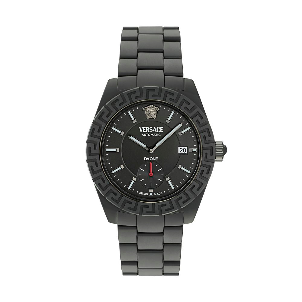 Versace DV One Gent Black Ceramic men's watch with automatic movement