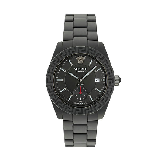 Versace DV One Gent Black Ceramic men's watch with automatic movement