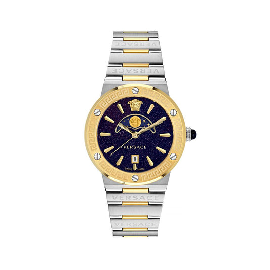 Versace Greca Logo Moonphase VE7G00223 unisex watch with blue dial