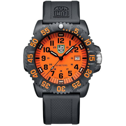 Luminox Sea Lion 2050 men's watch with orange dial