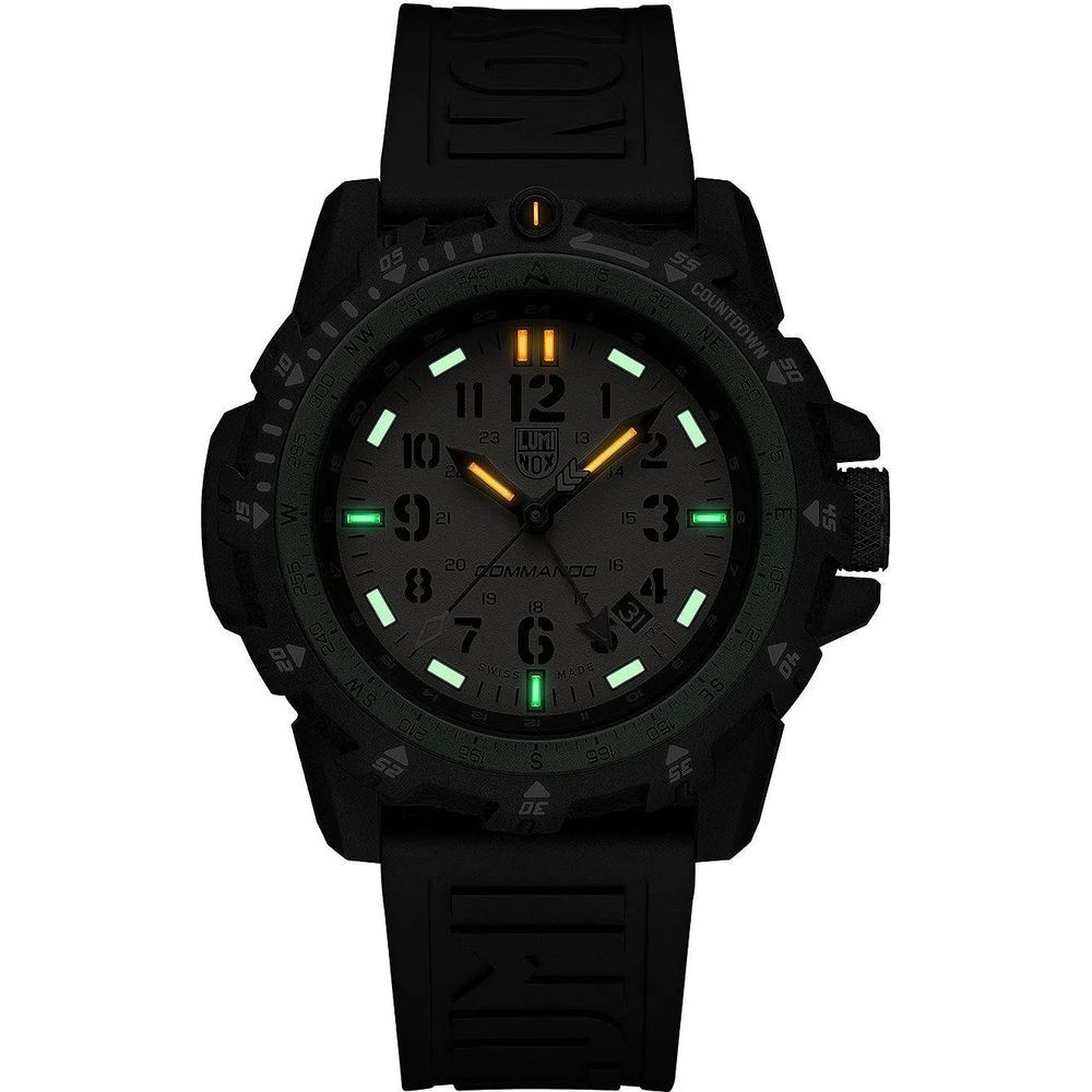 Luminox Commando Raider GMT Sand Dial men's watch with CARBONOX case