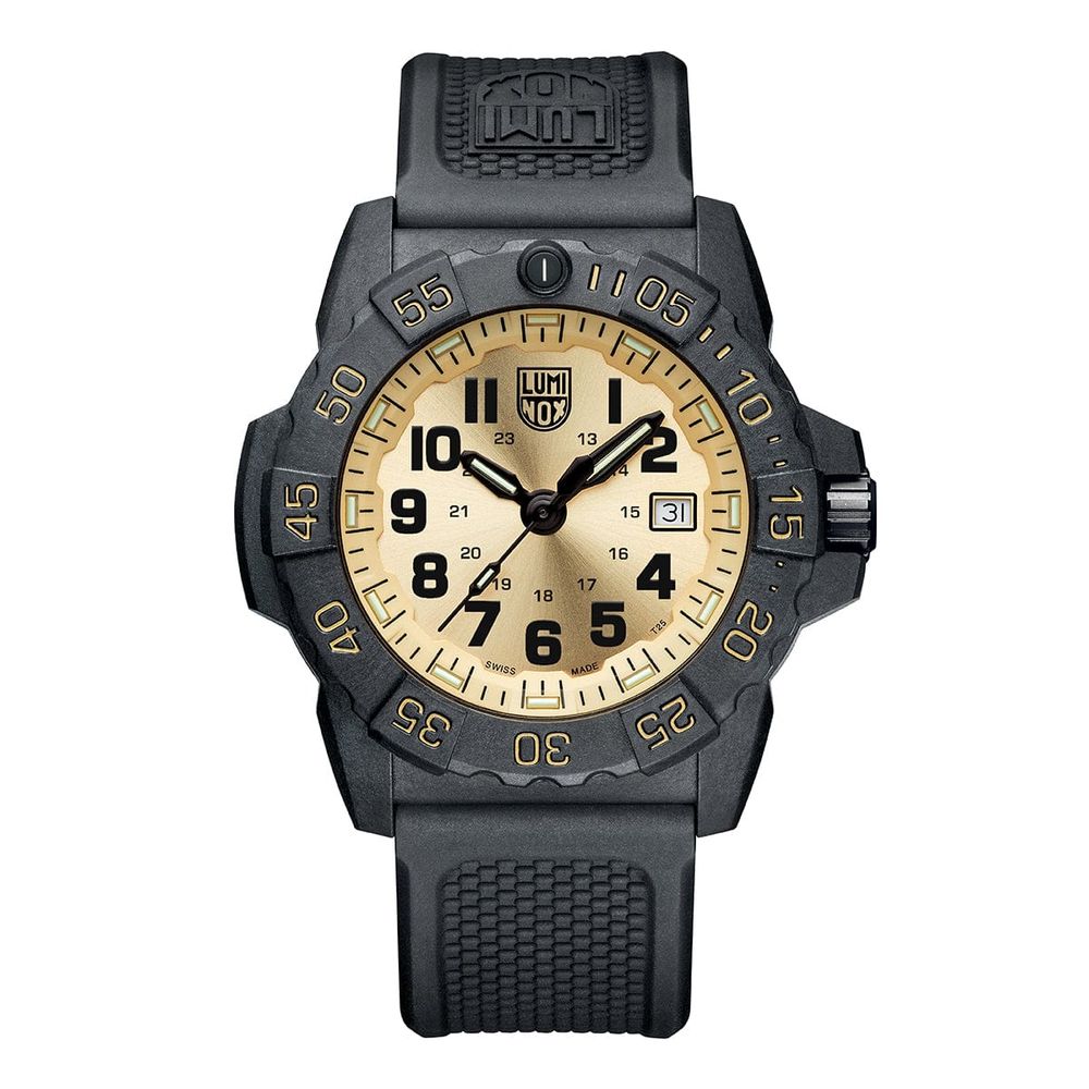 Luminox Navy SEAL 3500 Gold Limited men's watch with Swiss quartz