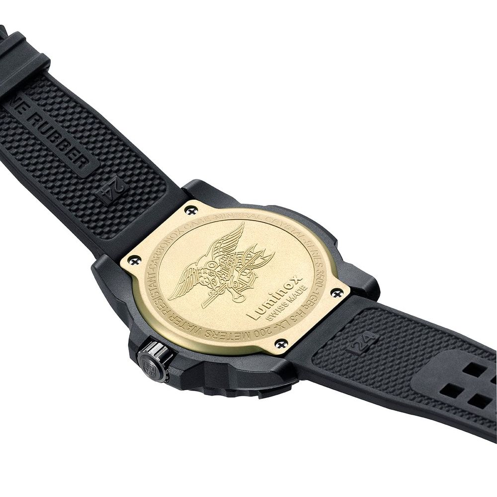 Luminox Navy SEAL 3500 Gold Limited men's watch with Navy SEAL design