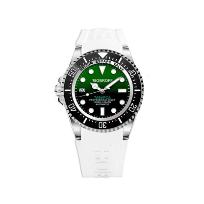 Bobroff Tabarca Auto 1000m Green Dial Men's Watch