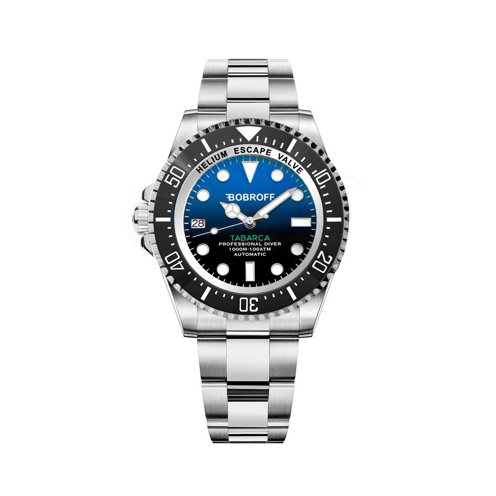 Bobroff Tabarca Pro Auto 1000m Blue men's watch with automatic