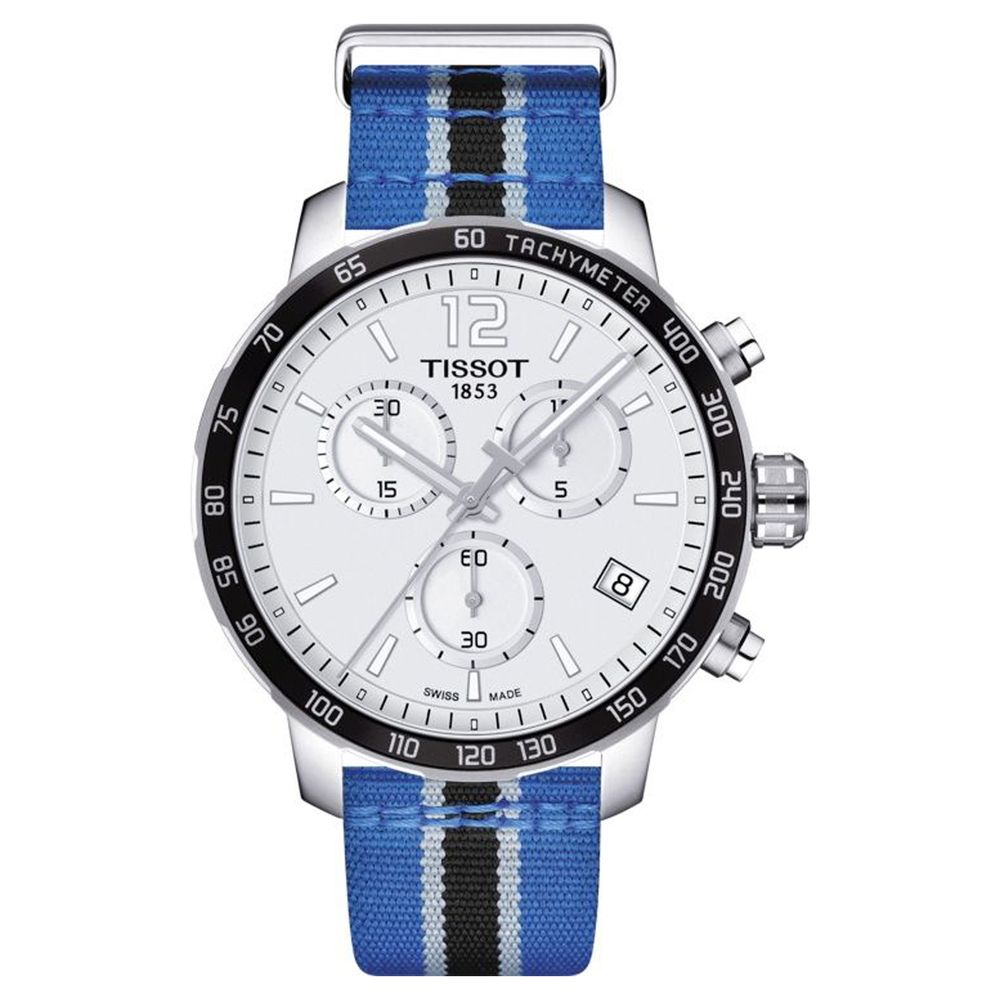 Tissot Quickster T095.417.17.037.26 men's watch with quartz movement