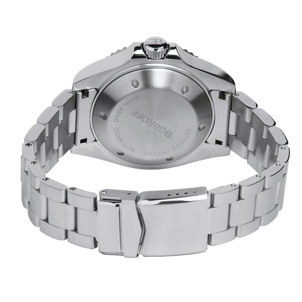 Bobroff Tabarca Automatic Silver Steel men's watch with automatic