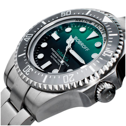 Bobroff Tabarca Automatic 44mm Silver Steel Men's Watch