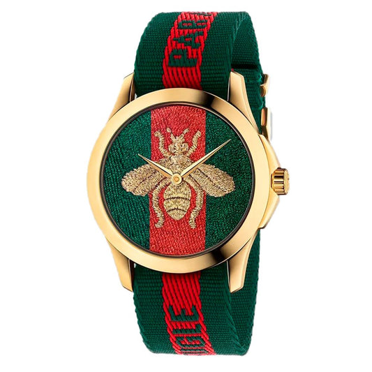 Gucci G-Timeless YA126487 unisex watch with multicolour dial