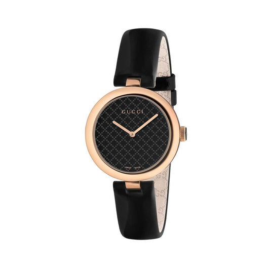 Gucci Diamantissima YA141401 men's watch with black dial