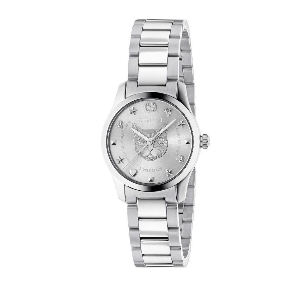 Gucci G-Timeless YA126595 men's watch with grey dial