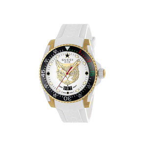 Gucci Dive YA136322 unisex watch with white dial