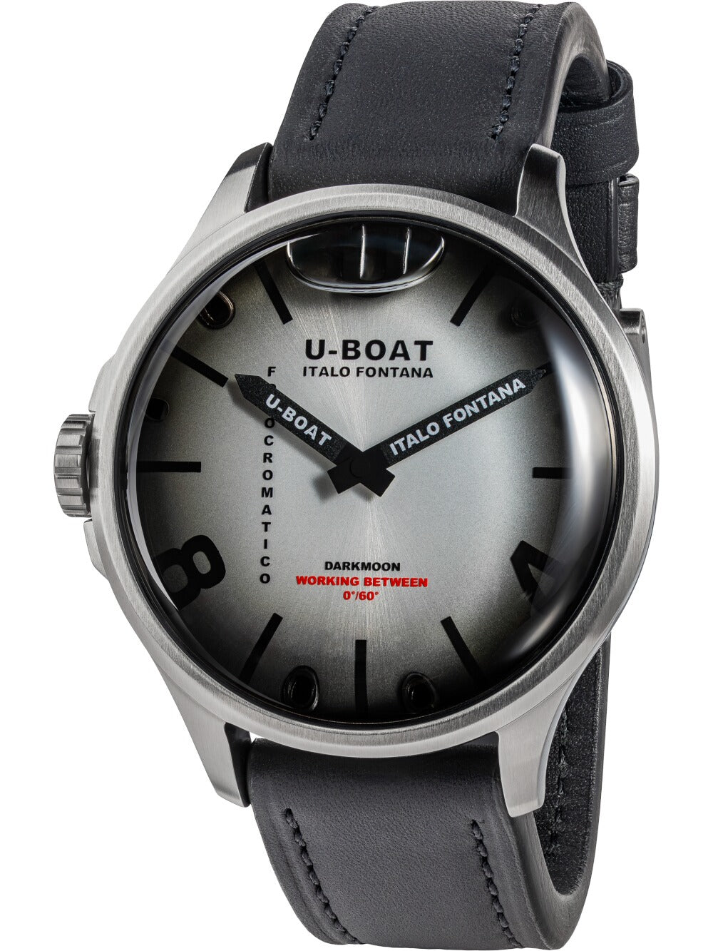U-Boat Darkmoon Kama Quartz 3338 47mm 5 ATM Grey Dial Men's Watch
