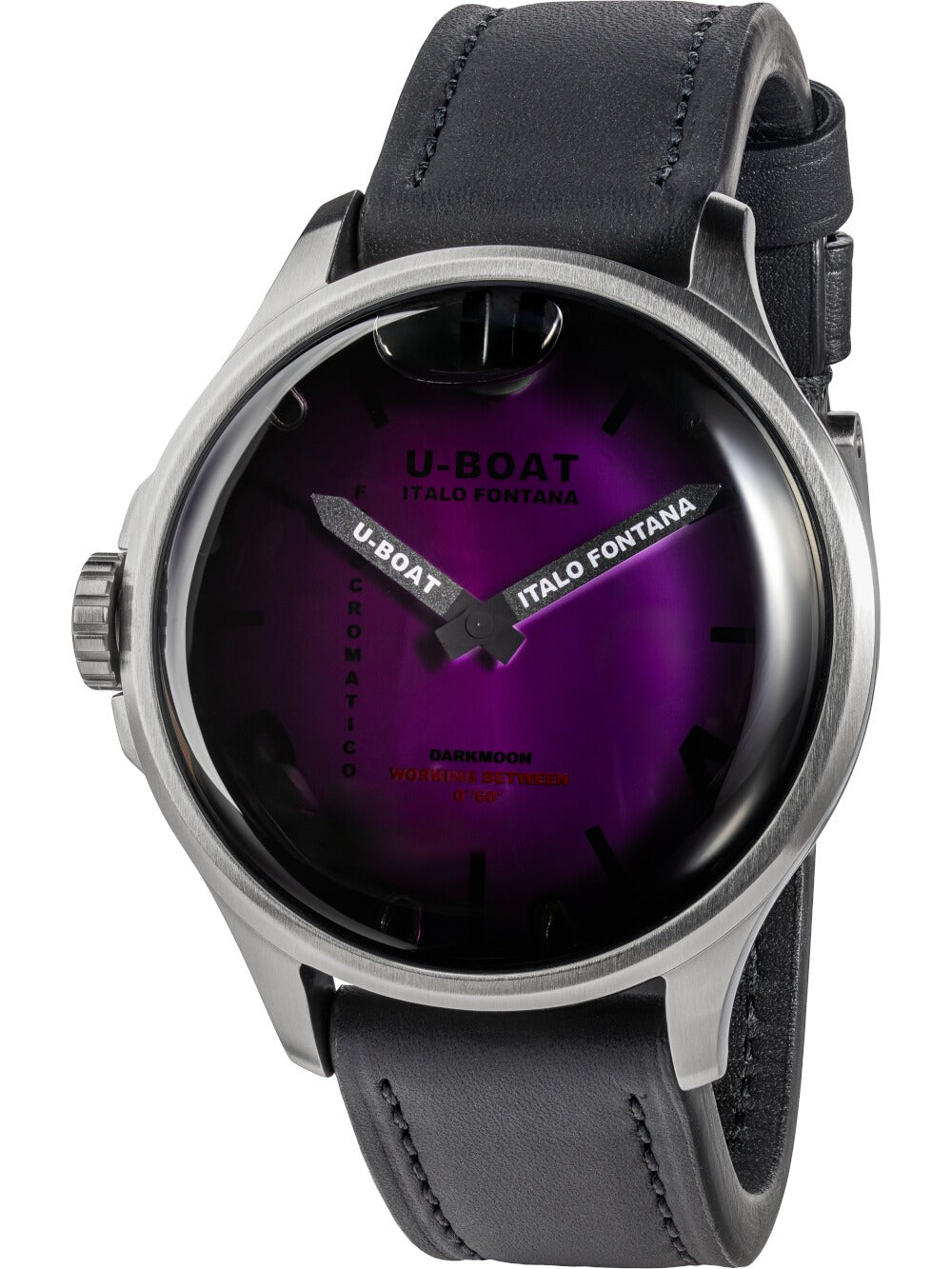 U-Boat Darkmoon Kama Quartz 3338 47mm 5 ATM Grey Dial Men's Watch