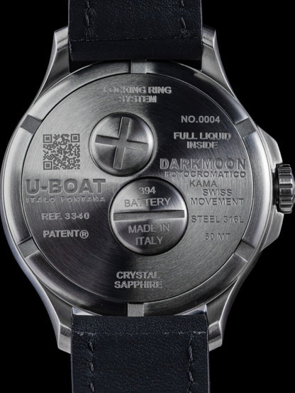 U-Boat Darkmoon Kama Quartz 3340 47mm 5 ATM Blue Dial Men's Watch