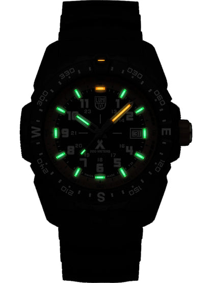 Luminox Bear Grylls Mountain Quartz XB.3739 43mm 20 ATM Orange, Black Dial Men's Watch