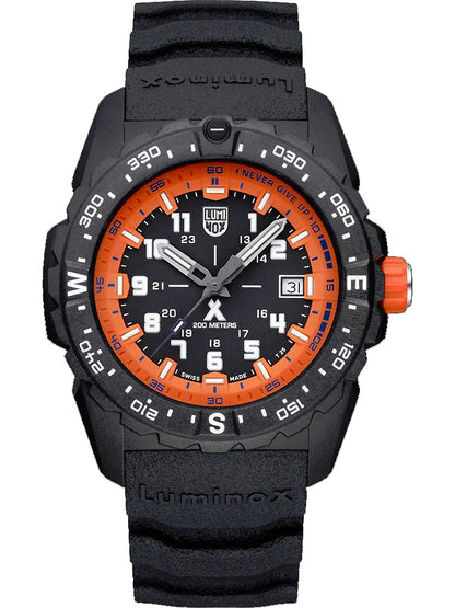 Luminox Bear Grylls Mountain Quartz XB.3739 43mm 20 ATM Orange, Black Dial Men's Watch