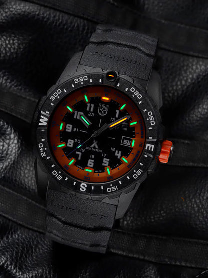 Luminox Bear Grylls Mountain Quartz XB.3739 43mm 20 ATM Orange, Black Dial Men's Watch