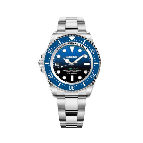 Bobroff Tabarca Auto 1000m Blue Diver Men's Watch